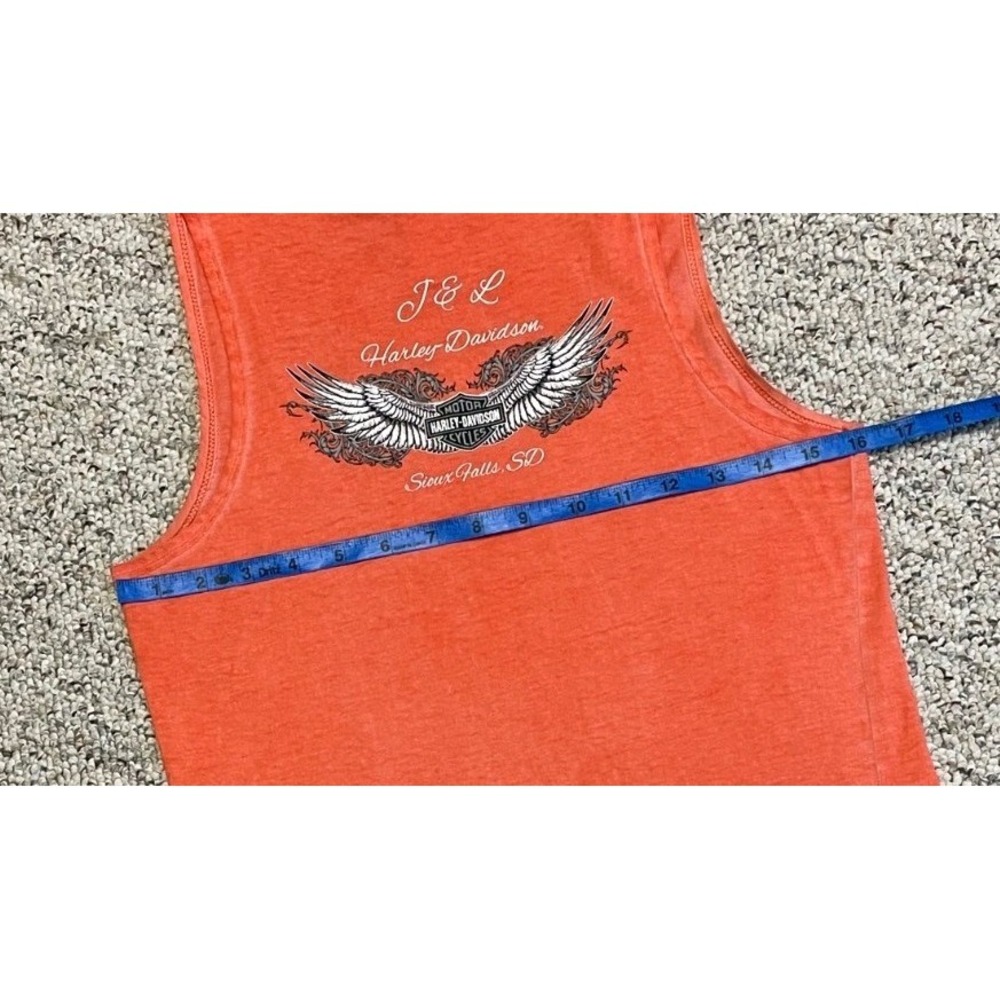 ๐ โซ (3) Harley Davidson HD Women's Tank Top Medium Lot Biker AOP Back Graphic - Picture 5 of 16